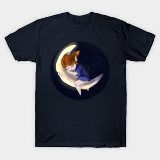 fox cub on the moon T-Shirt